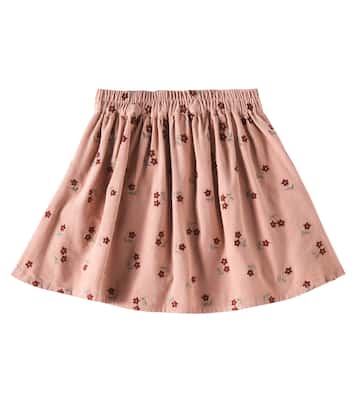 Gonna Blossom in cotone con ricamo | Rylee + Cru