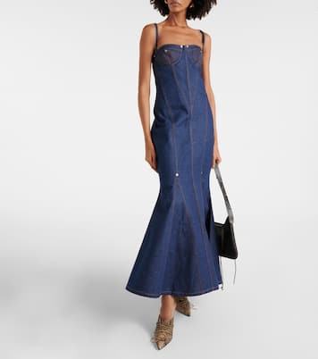 Denim maxi dress | Jean Paul Gaultier