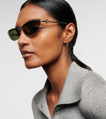 Lunettes de soleil Horsebit œil-de-chat  | Gucci