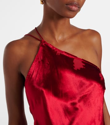 One-Shoulder-Robe aus Seide | The Sei