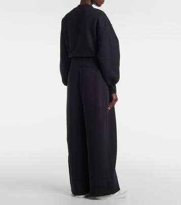 Pleated cotton-blend fleece sweatpants | Nike