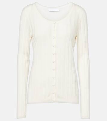 White Label Cardigan Hattie aus Rippstrick | Proenza Schouler