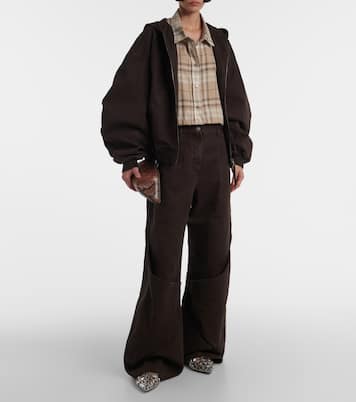 Cotton gabardine bomber jacket | The Attico