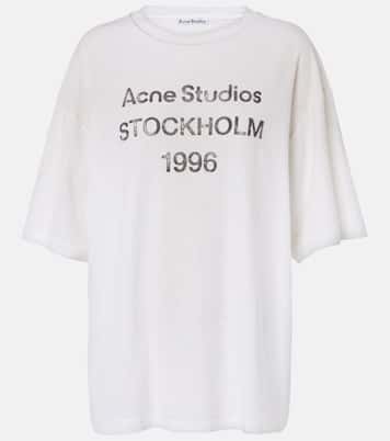 T-Shirt aus Baumwolle und Hanf | Acne Studios