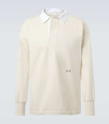 Logo cotton jersey polo shirt | Maison Margiela