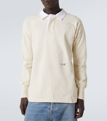 Logo cotton jersey polo shirt | Maison Margiela