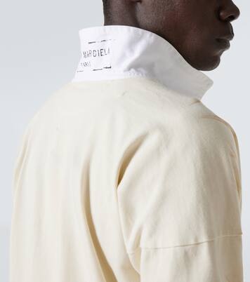 Logo cotton jersey polo shirt | Maison Margiela