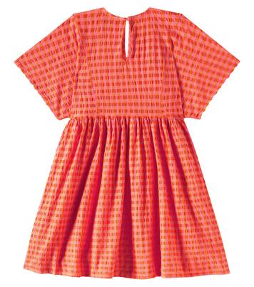 Checked cotton-blend dress | Bobo Choses