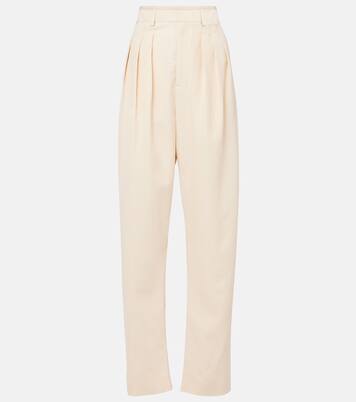Pantalones tapered de gabardina | Lemaire