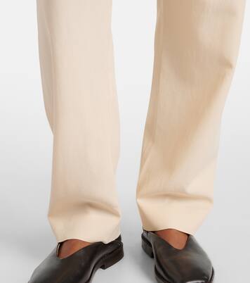 Pantalones tapered de gabardina | Lemaire