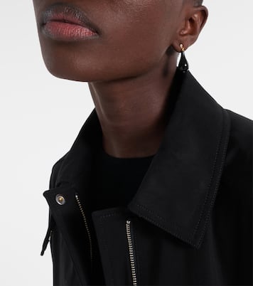 Ohrringe mit Onyx und Swarovski®-Kristallen | Toteme