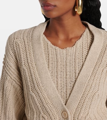 Cardigan Stelvio aus Leinen und Baumwolle | Max Mara