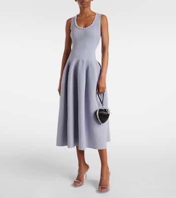 Robe midi à cristaux | Self-Portrait