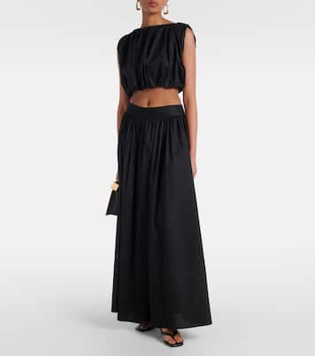 Falda larga de algodón | Adriana Degreas