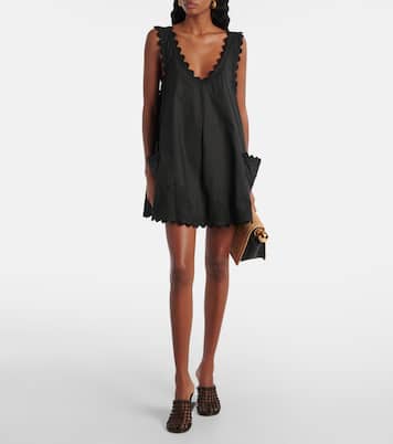 Robe brodée en coton | Juliet Dunn