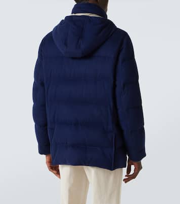 Veste doudoune en laine | Brunello Cucinelli