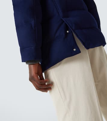 Veste doudoune en laine | Brunello Cucinelli