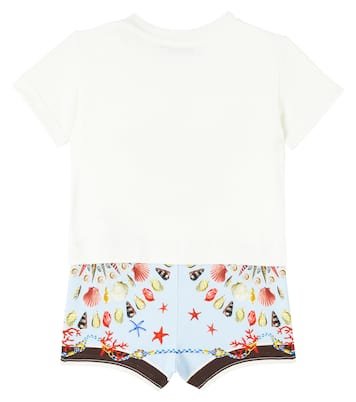 Baby logo cotton bodysuit | Dolce&Gabbana Kids