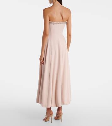 Midikleid Aldina aus Crêpe | Costarellos