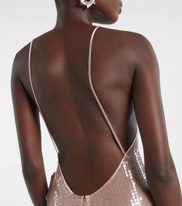 Robe longue Claudie à sequins | The New Arrivals Ilkyaz Ozel