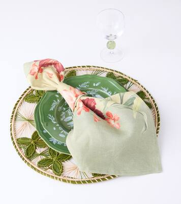 Ibiscus set of 4 linen napkins | Cabana