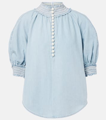 Blouse Ascension en jean | Zimmermann