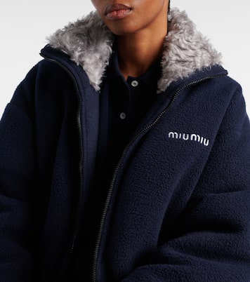 Daunenjacke aus Fleece | Miu Miu