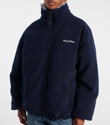 Daunenjacke aus Fleece | Miu Miu