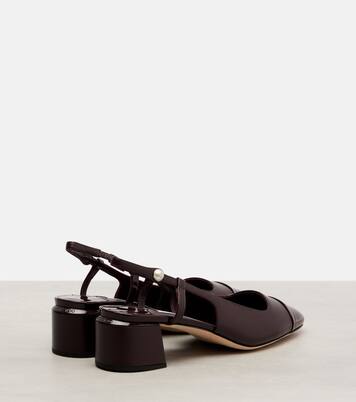 Elisa 45 leather slingback pumps | Jimmy Choo