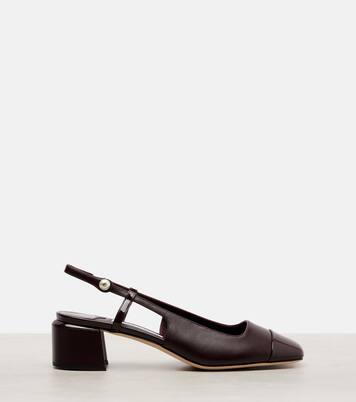 Elisa 45 leather slingback pumps | Jimmy Choo