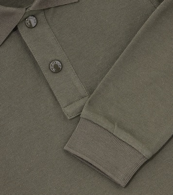 Logo cotton piqué polo shirt | Moncler Enfant