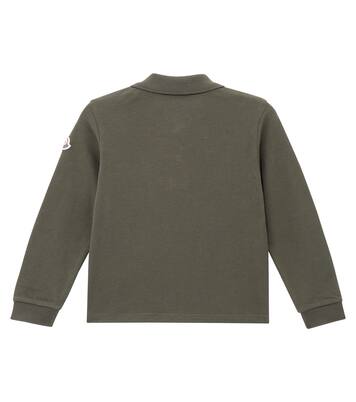 Logo cotton piqué polo shirt | Moncler Enfant