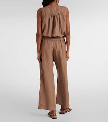 Gerade Hose Lola aus Leinen | Velvet