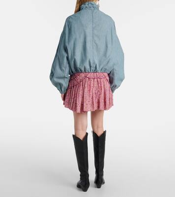 Plume chambray bomber jacket | Marant Etoile