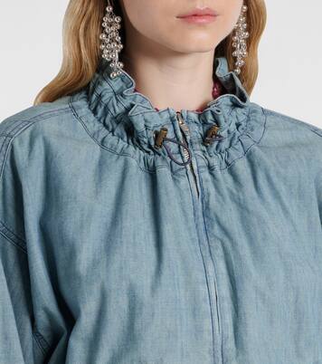 Plume chambray bomber jacket | Marant Etoile