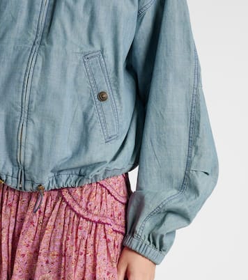 Plume chambray bomber jacket | Marant Etoile