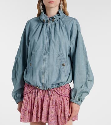 Plume chambray bomber jacket | Marant Etoile