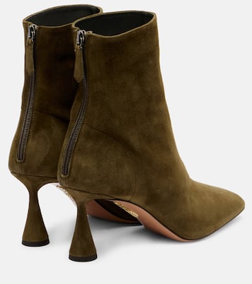 Amore 75 suede ankle boots | Aquazzura