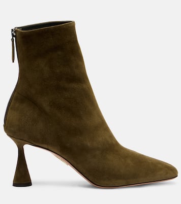 Amore 75 suede ankle boots | Aquazzura