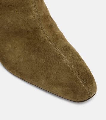 Amore 75 suede ankle boots | Aquazzura