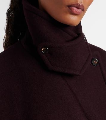 Double-breasted wool-blend coat | Chloé