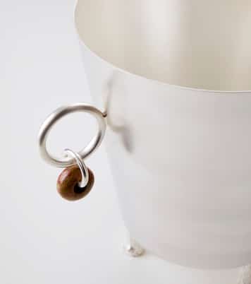 Embellished silver-plated ice bucket | Natalia Criado