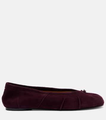 Tabi suede ballet flats | Maison Margiela