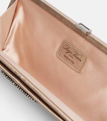 Pilgrim Small leather clutch | Roger Vivier