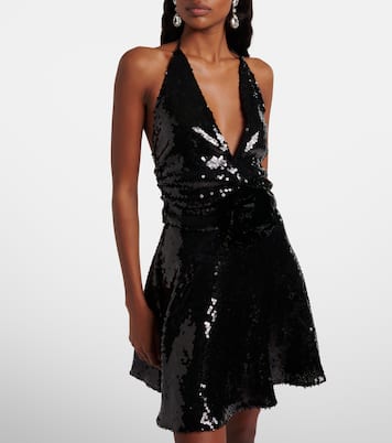 Sequined halterneck minidress | Dolce&Gabbana