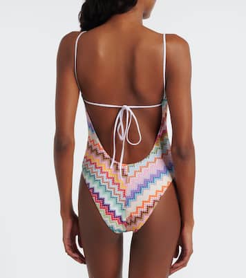 Badeanzug aus Häkelstrick | Missoni