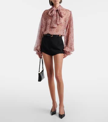 Schluppenbluse aus Seide | Dolce&Gabbana