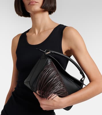 Schultertasche Puzzle Small aus Leder | Loewe