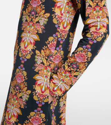 Bedrucktes Maxikleid aus Jersey | La DoubleJ