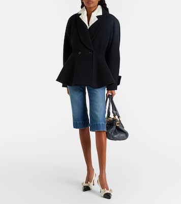 Capri-Jeans mit Leder | Chloé